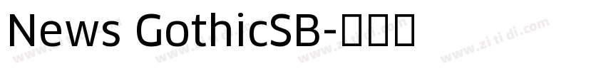 News GothicSB字体转换